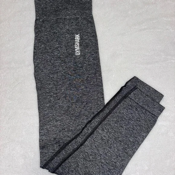 Gymshark Charcoal Heather Leggings - Picture 1 of 4